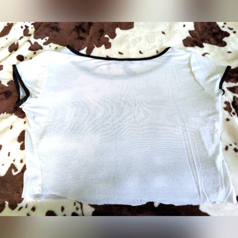 I'm Bad! Cropped Tee - Picture 2 of 3